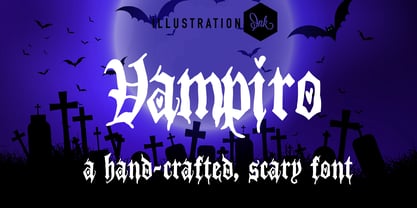 PN Vampiro Font Poster 1