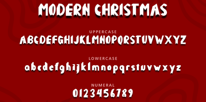 Modern Christmas Font Poster 5