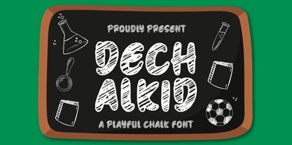 Dechalkid Font Poster 1