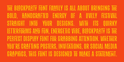 TC Block Party Font Poster 4