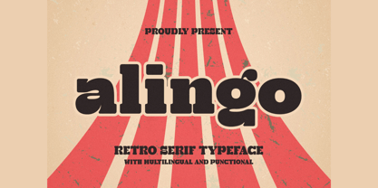 Alingo Font Poster 1