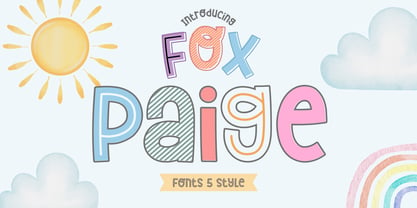 Fox Paige Font Poster 1