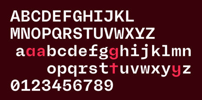 Neue Rational Mono Font Poster 10