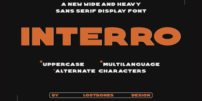 Interro Font Poster 1