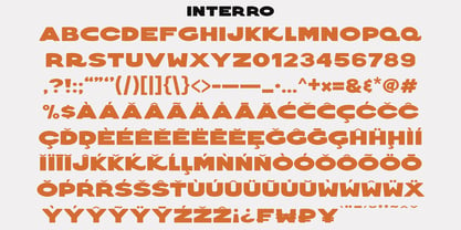 Interro Font Poster 12