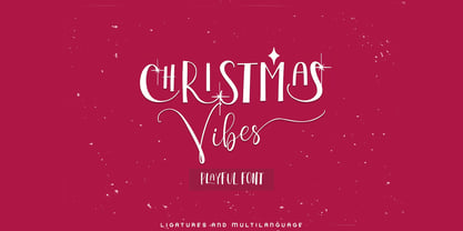 Christmas Vibes Font Poster 1