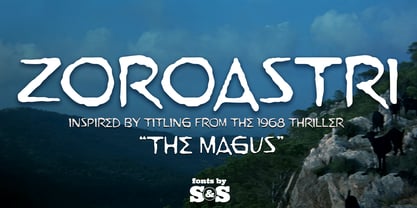 Zoroastri Font Poster 1