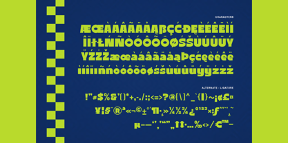 Migrain Font Poster 2