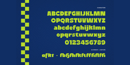 Migrain Font Poster 7