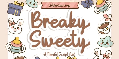 Breaky Sweety Font Poster 1