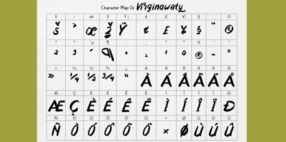 Virginawaty Font Poster 10