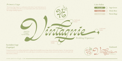 UT Vintagnie Font Poster 2