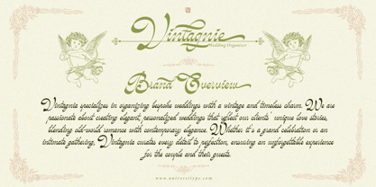 UT Vintagnie Font Poster 3