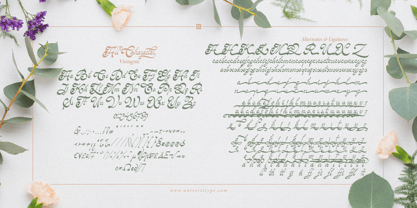 UT Vintagnie Font Poster 10