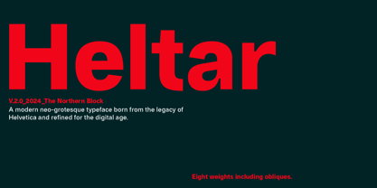 Heltar Font Poster 1