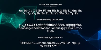 Cyber Hack Font Poster 2