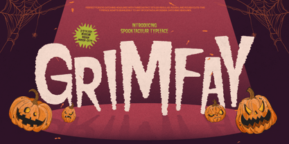 Grimfay Font Poster 1