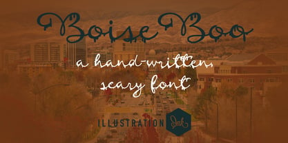 ZP Boise Boo Font Poster 1