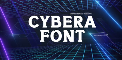 Cybera Font Poster 1