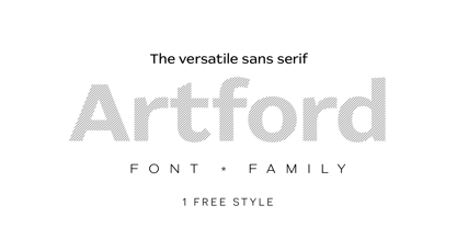 Artford Font Poster 1