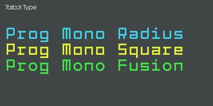 Prog Mono Font Poster 3