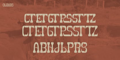 Olbars Font Poster 15