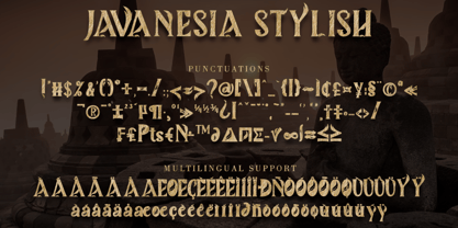 Javanesia Stylish Font Poster 7