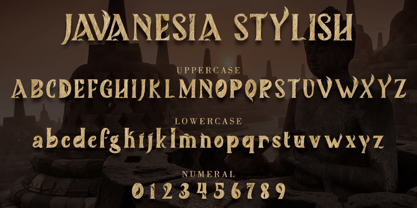 Javanesia Stylish Font Poster 6