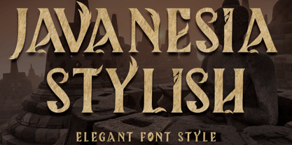 Javanesia Stylish Font Poster 1