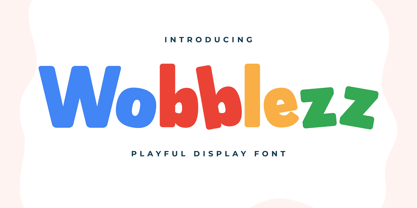 Wobblezz Font Poster 1