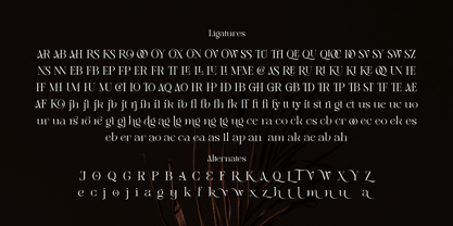 Angenia Font Poster 12