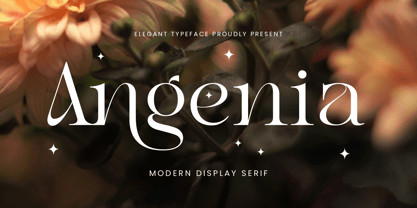 Angenia Font Poster 1