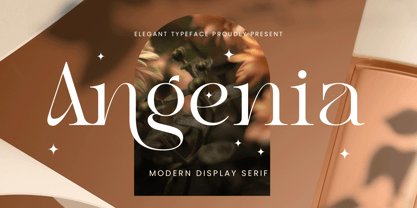 Angenia Font Poster 14