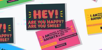 Wahweh Font Poster 4