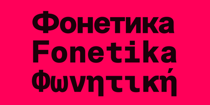 Fonetika Mono Font Poster 1