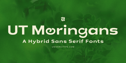 UT Moringans Font Poster 1