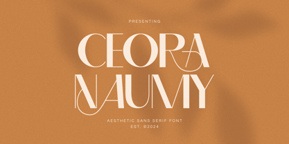 Ceora Naumy Font Poster 1