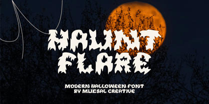 Hauntflare Font Poster 1