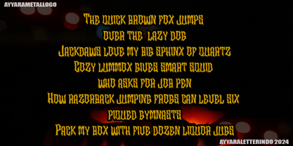 Sweet Pumpkin Font Poster 3