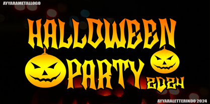 Sweet Pumpkin Font Poster 4