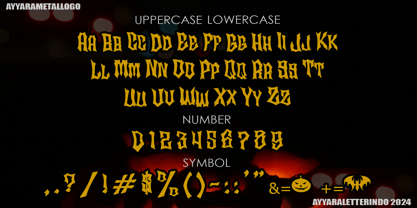 Sweet Pumpkin Font Poster 2