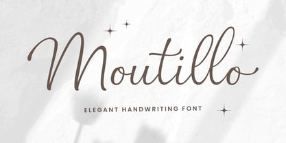 Moutillo Font Poster 2