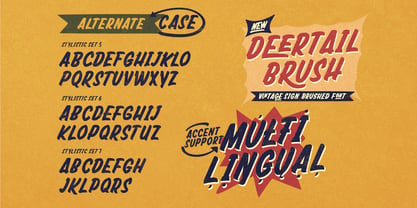 Deertail Brush Font Poster 12