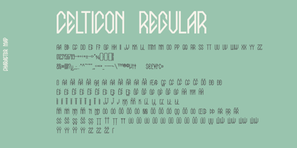 Celticon Font Poster 7