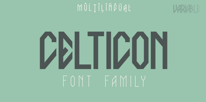 Celticon Font Poster 1