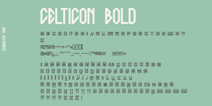 Celticon Font Poster 3