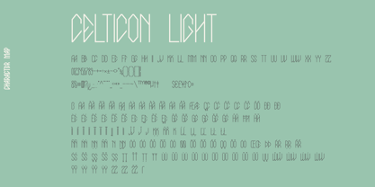 Celticon Font Poster 5