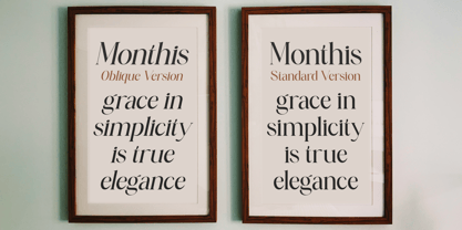 Monthis Font Poster 7