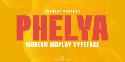 Phelya Font Poster 1