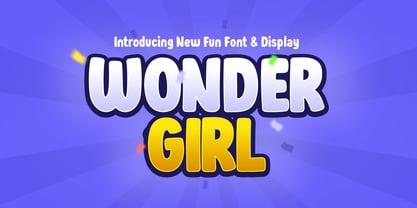 Wonder Girl Font Poster 1